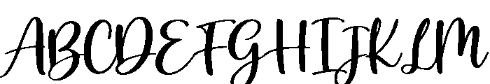 HelloGirl-Regular Font UPPERCASE