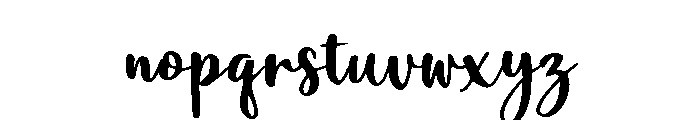 HelloGirl-Regular Font LOWERCASE