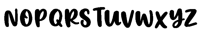 HelloGirly-Regular Font UPPERCASE