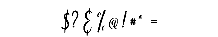 HelloScrillaScript Font OTHER CHARS