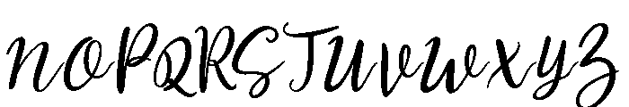 HelloScrillaScript Font UPPERCASE