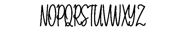 HelloSweetheart Font UPPERCASE