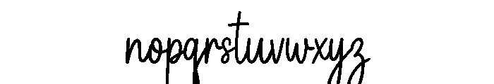 HelloSweetheart Font LOWERCASE
