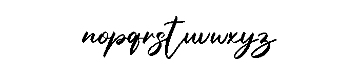 Hellosa Regular Font LOWERCASE
