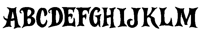 HellowGhoste-Regular Font UPPERCASE