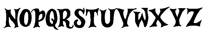 HellowGhoste-Regular Font UPPERCASE