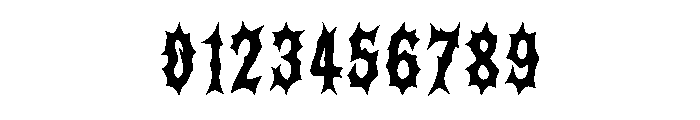 Hellspike Regular Font OTHER CHARS