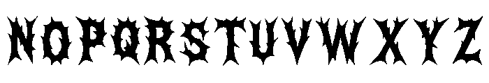 Hellspike Regular Font UPPERCASE