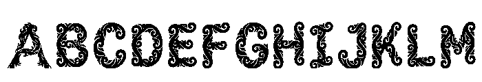 Helmand Regular Font UPPERCASE