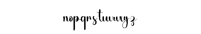 Helping Font LOWERCASE