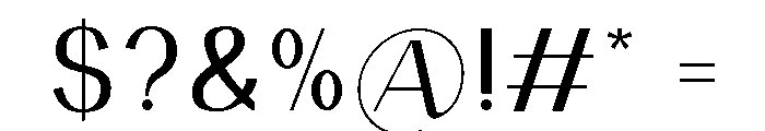 Heluxa Font OTHER CHARS