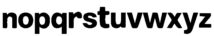 Helvetica Classic Font LOWERCASE