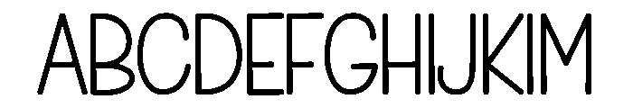 Helvetica Font UPPERCASE