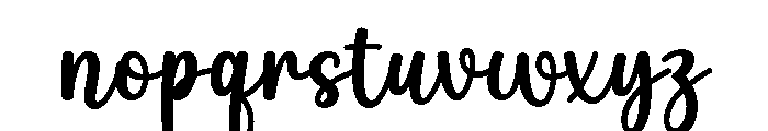 Helyena Font LOWERCASE