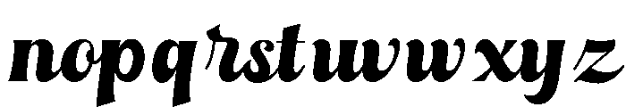 Hendika-Regular Font LOWERCASE