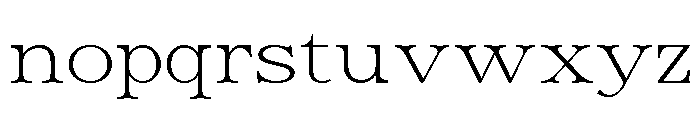 Hendry Regular Font LOWERCASE