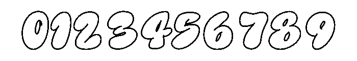 Henry Bubble Outline Font OTHER CHARS