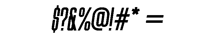 HenryTheFirst Italic Font OTHER CHARS
