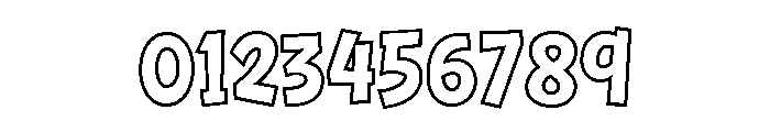 Herand Outline Regular Font OTHER CHARS