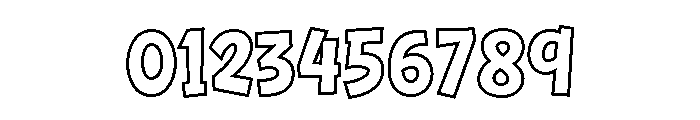 HerandOutline-Regular Font OTHER CHARS