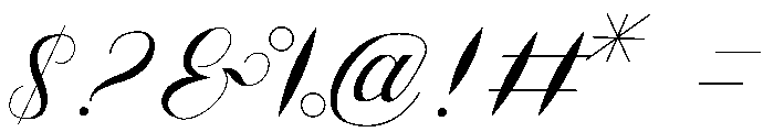 Herano Script Font OTHER CHARS