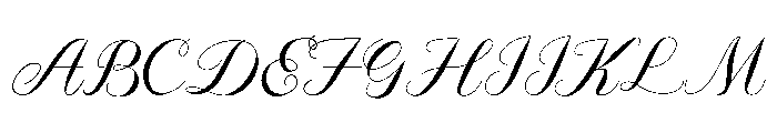Herano Script Font UPPERCASE