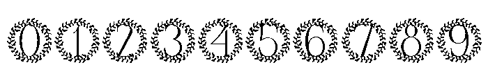 Herbalique Monogram Font OTHER CHARS