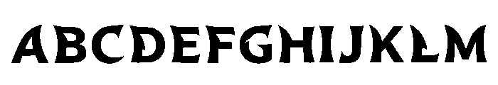 Herby Regular Font UPPERCASE