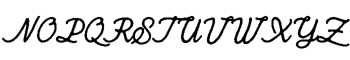 Herilego Sites Regular Font UPPERCASE