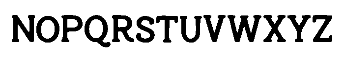 Heritage_Block Font LOWERCASE