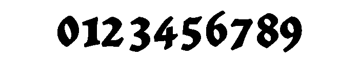 Heritage Gothic Font OTHER CHARS