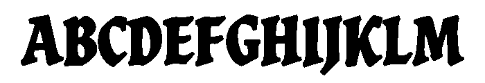 Heritage Gothic Font UPPERCASE
