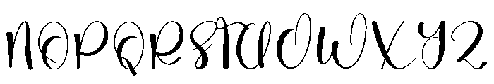 Heritage House Font UPPERCASE
