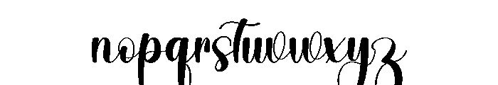 Heritage House Font LOWERCASE
