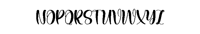 Heritage Landmark Font LOWERCASE
