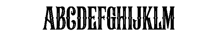 Heritage Ornate Font UPPERCASE