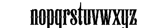 Heritage Ornate Font LOWERCASE