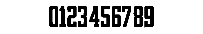 Heritage Varsity Font OTHER CHARS