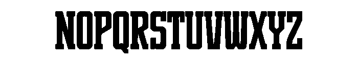 Heritage Varsity Font UPPERCASE