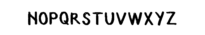Heritage Writer Regular Font LOWERCASE