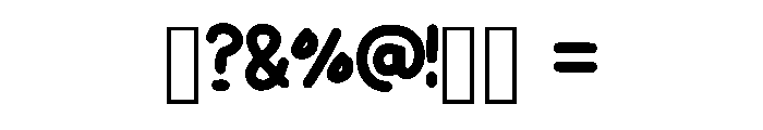 Herjima Regular Font OTHER CHARS