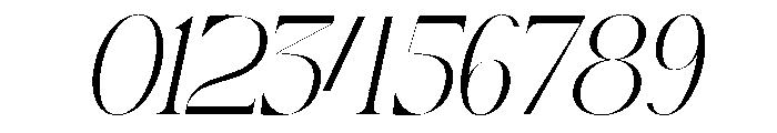 Hermetic Italic Font OTHER CHARS