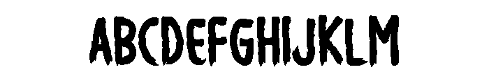 Hero Blade Font UPPERCASE