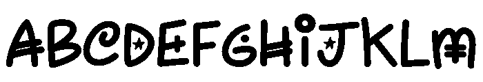 HeroWitchy Font UPPERCASE