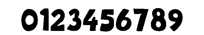 Heroes Super Regular Font OTHER CHARS