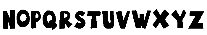 Heroes Super Regular Font LOWERCASE