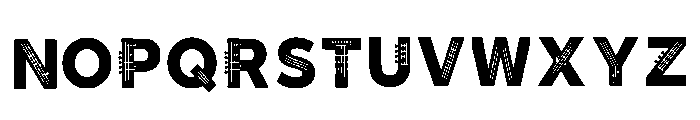 Hersh Regular Font LOWERCASE