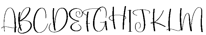 Hertalita Font UPPERCASE