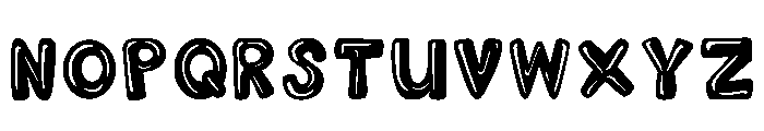 Hevan Besty Regular Font LOWERCASE