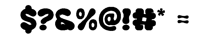 Hevira Regular Font OTHER CHARS